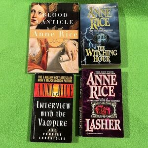 Anne Rice Softcover Book Lot Of 4
